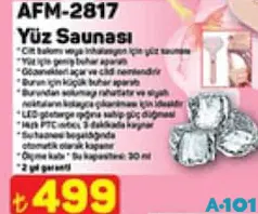 APRİLLA AFM-2817 YÜZ SAUNASI